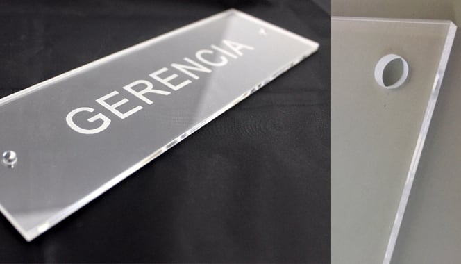 Imprenta de Placas de Metacrilato para empresas en Madrid