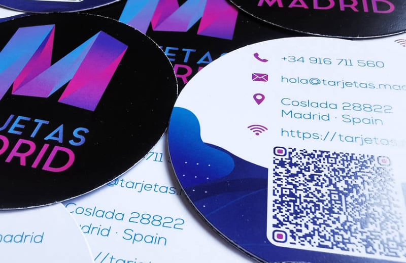 tarjetas visita circulares baratas
